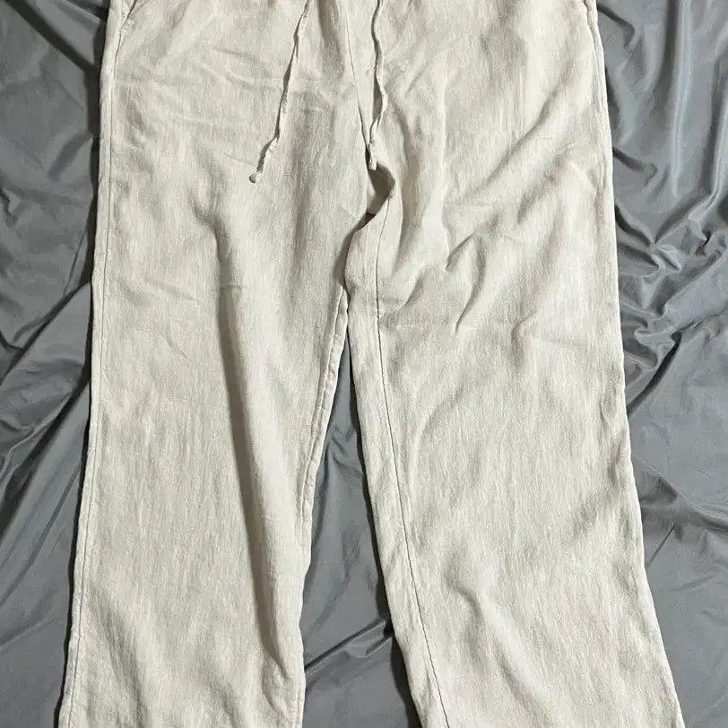 [BUNJANG] H&M Linen Wide Pants / H&M 린넨 와이드 팬츠