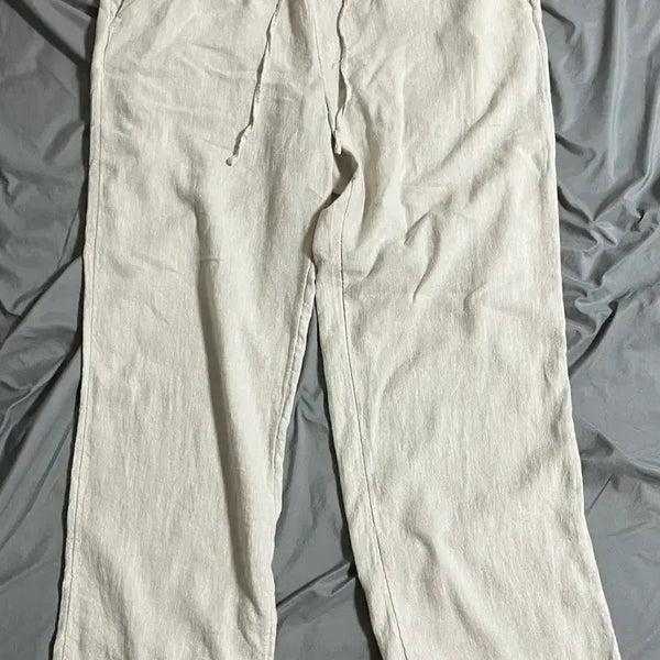 [BUNJANG] H&M Linen Wide Pants / H&M 린넨 와이드 팬츠