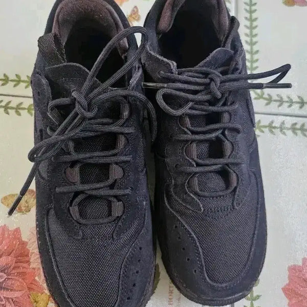 [BUNJANG] Nike Air Force 1 Suede Black & Brown / 나이키 에어포스 1 스웨이드 블랙앤벨벳 브라운 235