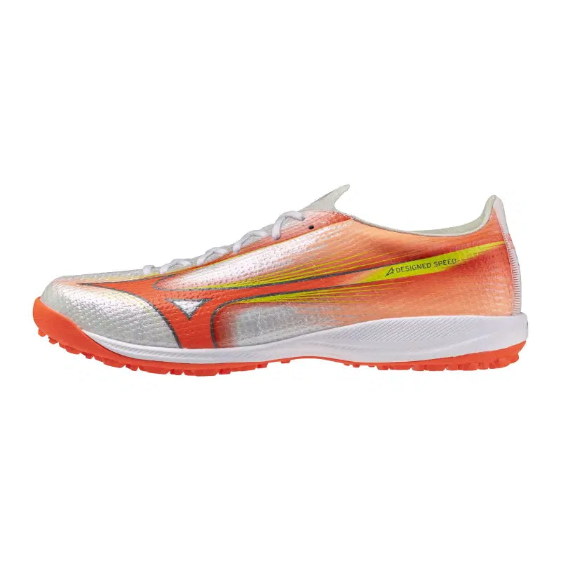 [BUNJANG] Mizuno Alpha 3 Elite AS TF Prism White Cleats / [미시착 새상품] 미즈노 알파 3 엘리트 AS TF 프리즘 화이트