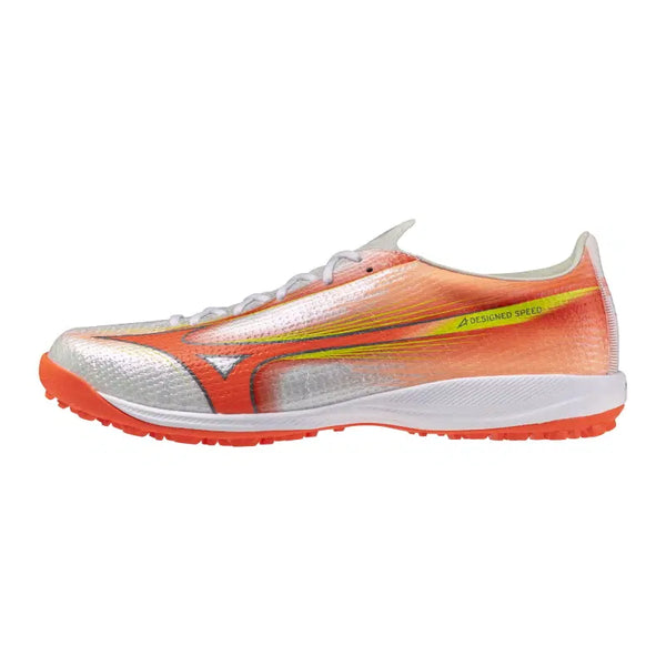 [BUNJANG] Mizuno Alpha 3 Elite AS TF Prism White Cleats / [미시착 새상품] 미즈노 알파 3 엘리트 AS TF 프리즘 화이트