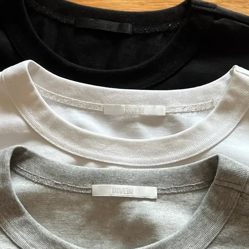 [BUNJANG] Dive In Long Sleeve 3-Color Set (Black, White, Gray) / 다이브인 롱슬리브 검흰회 3종일괄판매 [3사이즈]