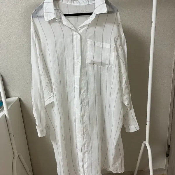 [BUNJANG] Straychief Robe Shirt / 스트라이치프 로브 셔츠 살안타템