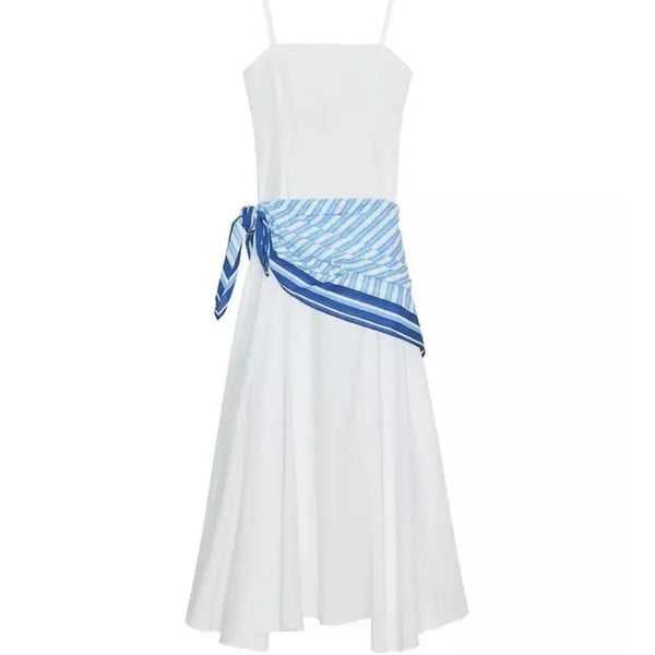 [BUNJANG] Zara Striped Scarf Midi Dress XS / 자라 스트라이프 스카프 미디 원피스 xs