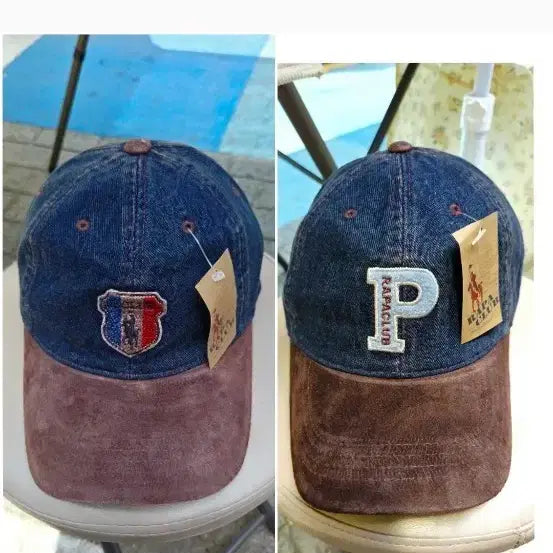 [BUNJANG] Adjustable Cotton Ball Cap Set (2 pcs) - Made in Korea / ( 새제품 ) 남녀용 조절가능한 국산 볼캡 모자 2개 세트로 (무료배송)