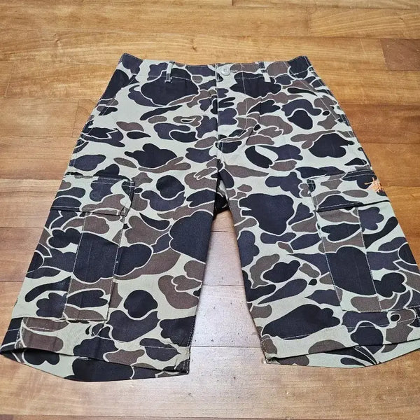 [BUNJANG] Stussy Camouflage Cargo Shorts / 스투시 카모플라쥬 카고 반바지