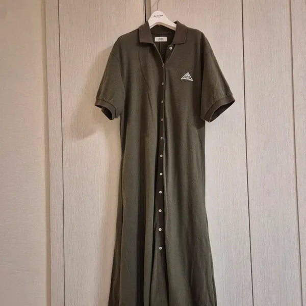 [BUNJANG] Studio Tomboy Khaki Cotton Long Dress / 스튜디오톰보이 원피스