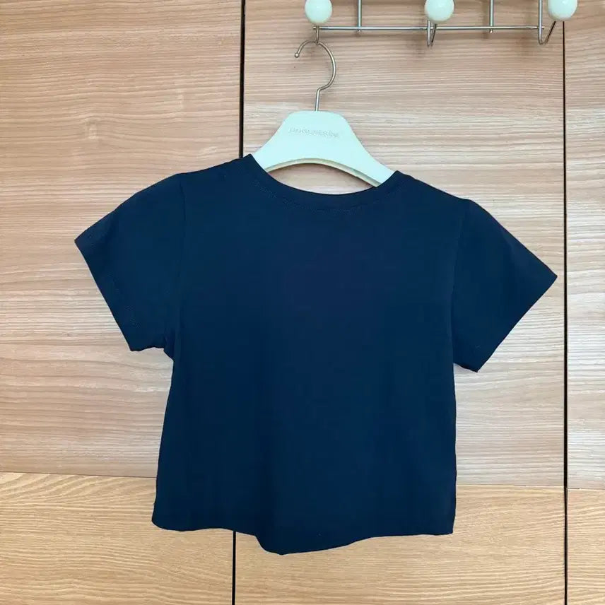 [BUNJANG] Potzpotz Scoop Neck Navy T-shirt (New with Tags) / 포츠포츠 스쿱티 네이비 택달린 세제품