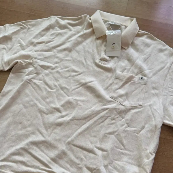 [BUNJANG] Covenat Ivory Pique Shirt / 커버낫 아이보리 피케셔츠 새상품