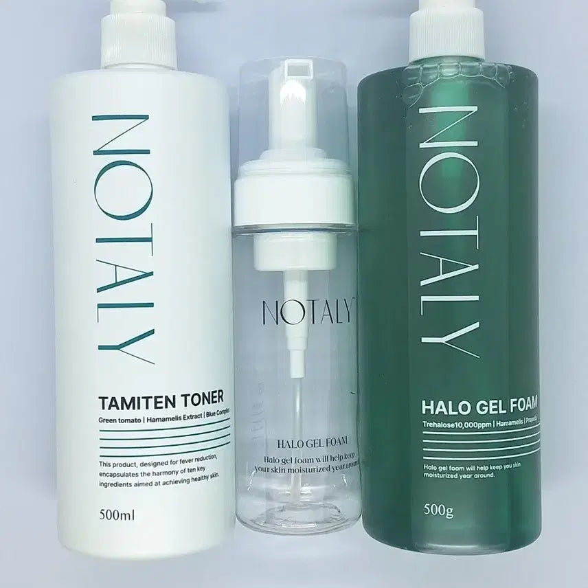 [BUNJANG] Notaly Halogen Foam + Tamyten Toner Set with Free Dispenser / 1+1 노탈리 할로겐 폼 + 타미텐 토너 + 전용공병 증정