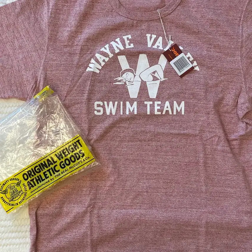 [BUNJANG] Joe McCoy Wayne Swim Team Half Sleeve T-Shirt XL / 조 맥코이 웨인 스윔팀 반팔티 XL