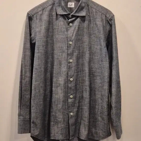 [BUNJANG] CP Company Logo Button Shirt / CP컴퍼니 셔츠