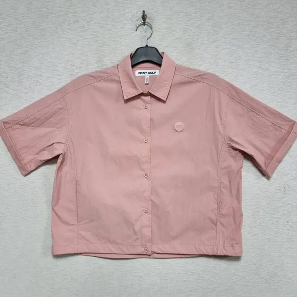 [BUNJANG] DKNY Nylon Outer Shirt Women's Size M / DKNY 골프 나일론 아우터남방 여자66사이즈ㅡ0416ㅇㅇ