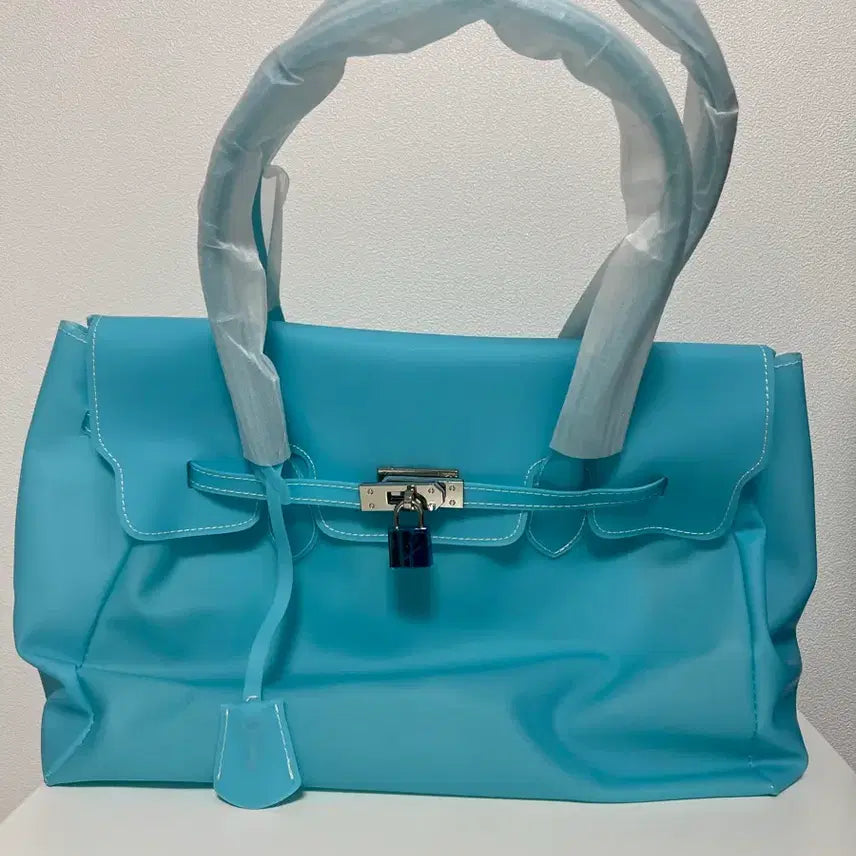 [BUNJANG] Jelly Palau Bag Large Blue / 젤리 펄킨백 블루 라지 새제품