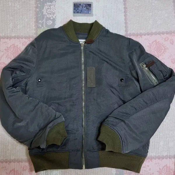 [BUNJANG] Blackout MA1 Gray M Edition Bomber Jacket / 블랙아웃 ma1그레이m 초판