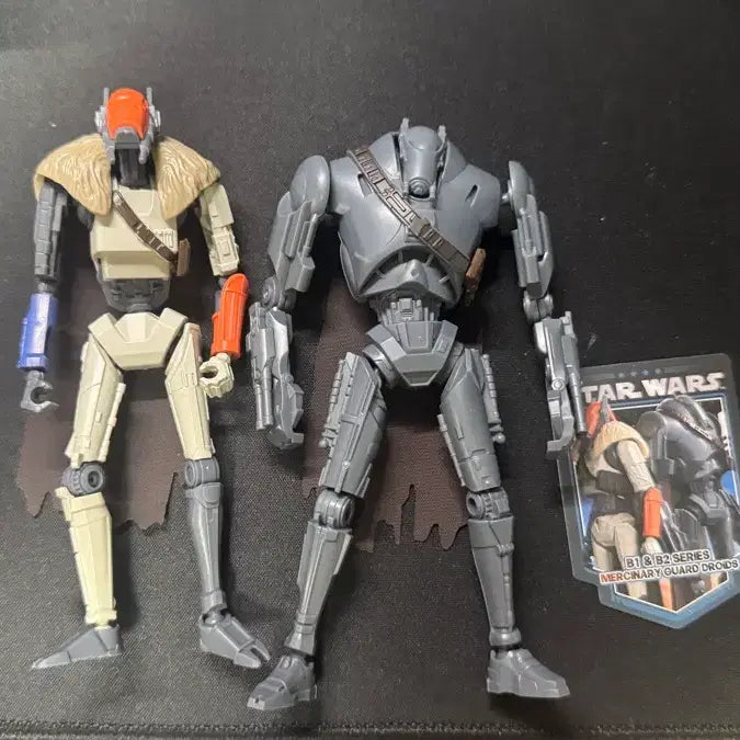 [BUNJANG] Blocky Star Wars The Mandalorian Grogu B1 & B2 Guard Android Figures Bundle / 블로키 스타워즈 만달로리안 그로구 B1&B2 가드 안드로이드 피규어