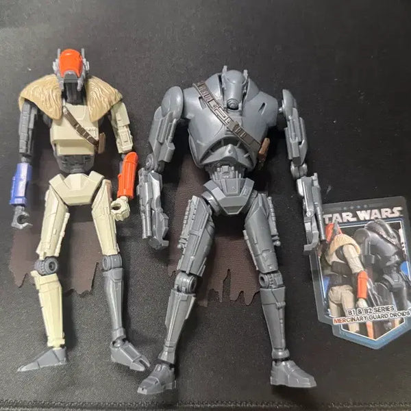[BUNJANG] Blocky Star Wars The Mandalorian Grogu B1 & B2 Guard Android Figures Bundle / 블로키 스타워즈 만달로리안 그로구 B1&B2 가드 안드로이드 피규어
