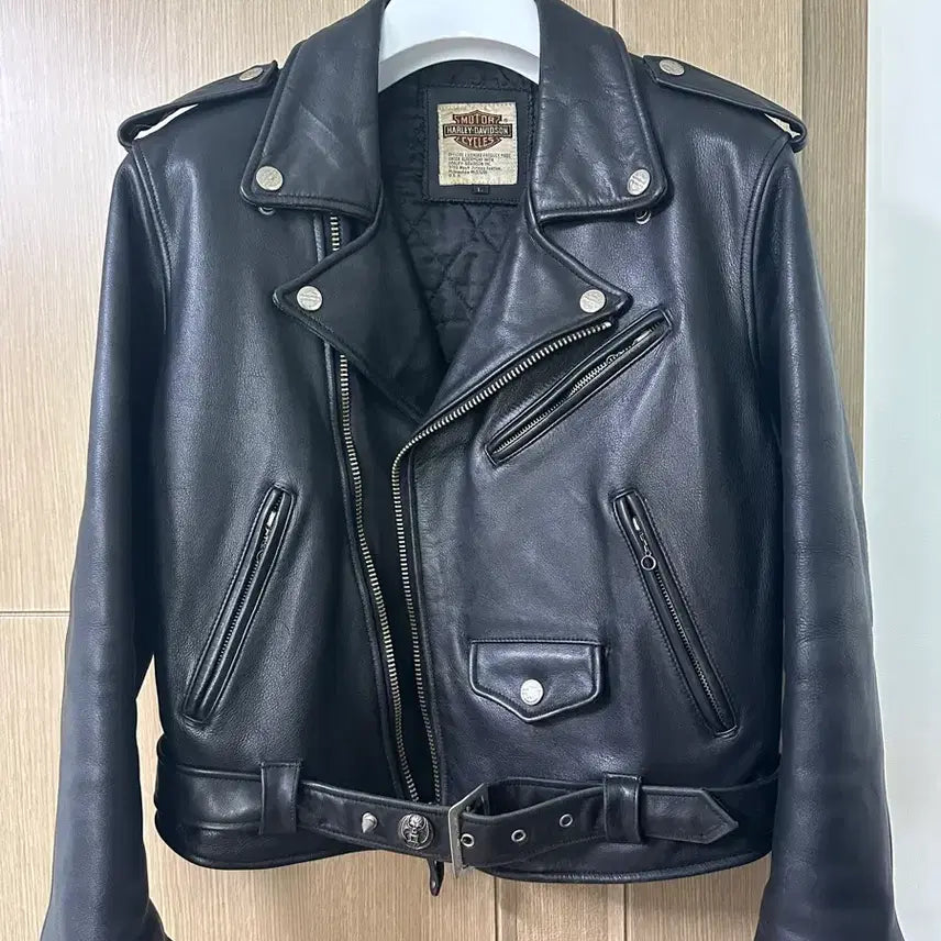 [BUNJANG] 90s Japanese Harley-Davidson Double Rider Jacket Skull Custom / 90s 일본 할리데이비슨 더블라이더 자켓 스컬 커스텀