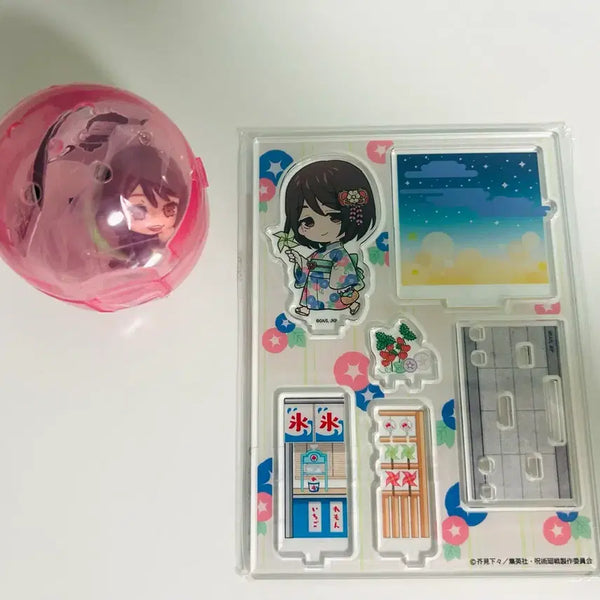 [BUNJANG] Jujutsu Kaisen Shoko Marukuji Daikichi Acrylic & Konnichiwa Gacha Bundle Set (Sealed) / 일괄) 미개봉 주술회전 쇼코 마루쿠지 대길 아크릴, 곤니치와 가챠