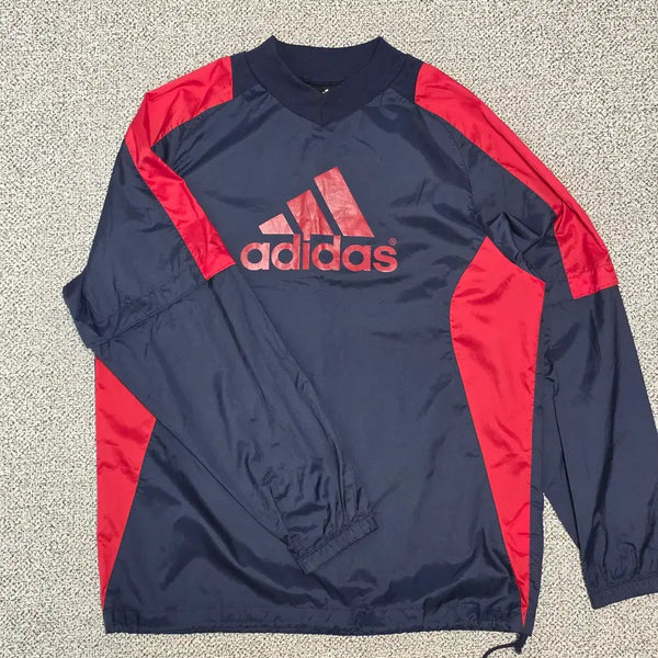 [BUNJANG] Adidas Long Sleeve Warm-up Jacket / 공용] M 아디다스 긴판 웜업