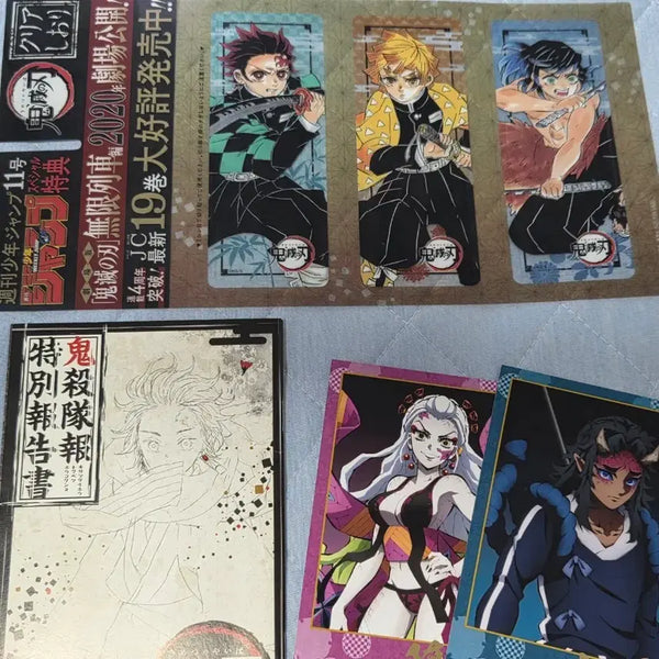 [BUNJANG] Demon Slayer Fanbook Bromide Bookmark Bundle Set / 귀멸의칼날 팬북 브로마이드 책갈피