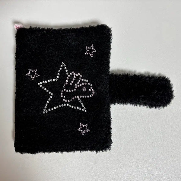 [BUNJANG] Mimyom Black Star Rabbit A6 Diary Cover / A6 다이어리 커버 미묘 님 블랙별 토끼 원가양도