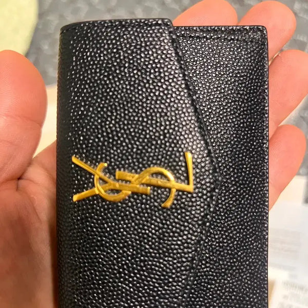 [BUNJANG] Saint Laurent Card Holder Black / 생 로랑 카드 지갑 블랙