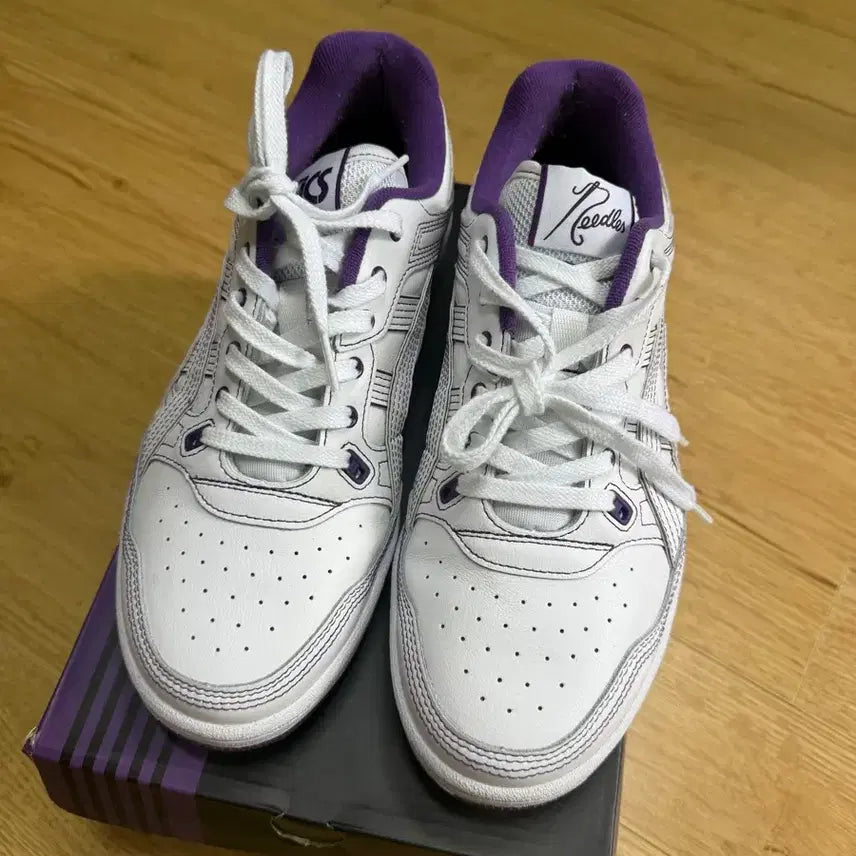 [BUNJANG] Asics x Needles EX89 White Purple / [280]아식스 x 니들스 EX89 화이트 퍼플