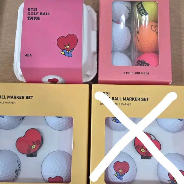 [BUNJANG] BT21 TATA Golf Balls / BT21 TATA 골프공