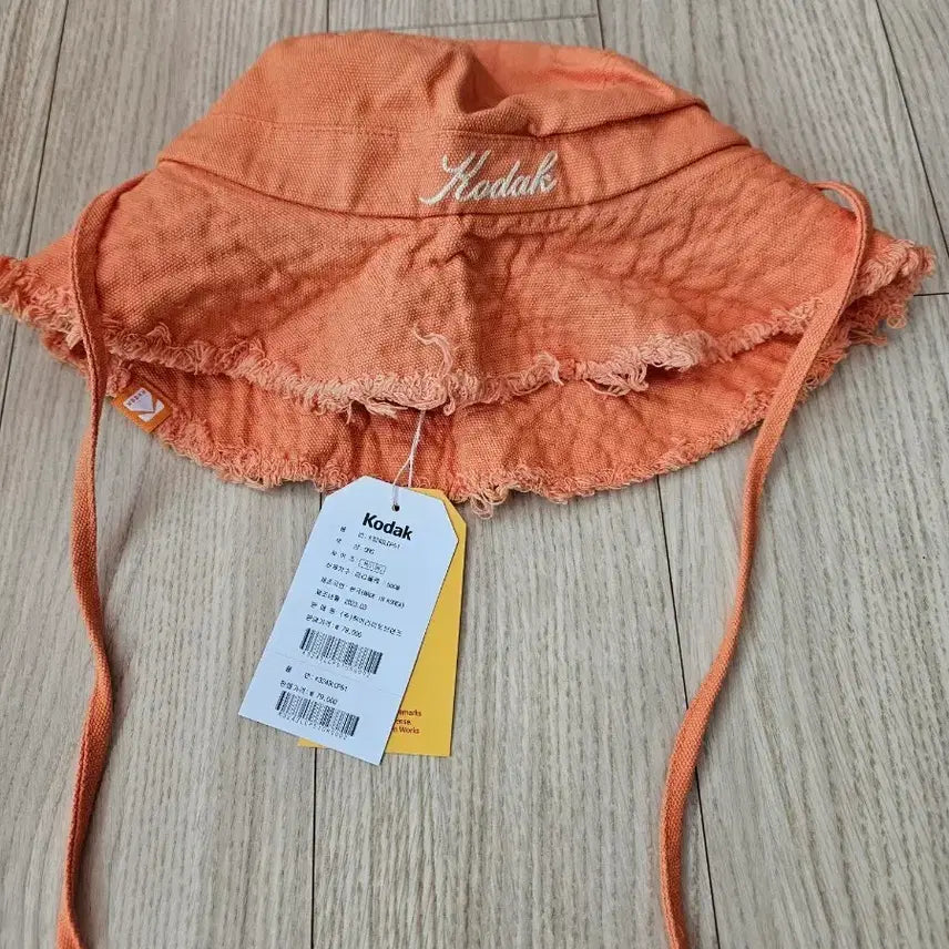 [BUNJANG] Kodak Orange Bucket Hat M / 코닥 오렌지색 버킷햇 M