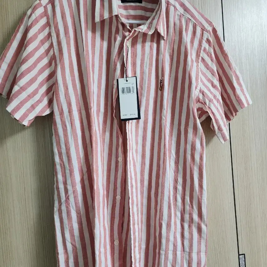[BUNJANG] Polo Ralph Lauren Pink Stripe Shirt / 폴로 랄프로렌 셔츠 핑크 스트라이프