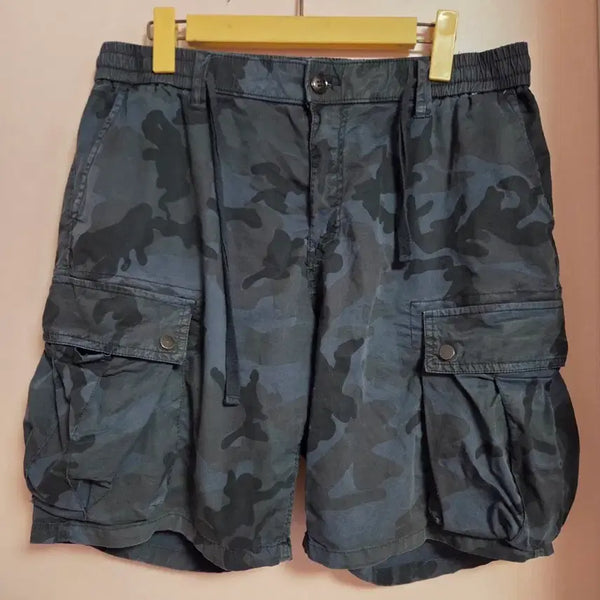 [BUNJANG] Camouflage Cargo Shorts / 카모플라쥬 카고 반바지