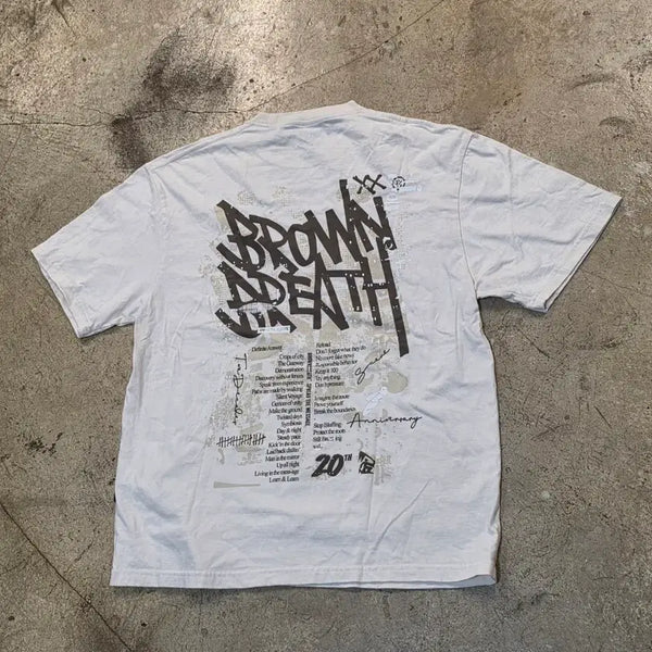 [BUNJANG] BROWN DETH 20th Anniversary T-Shirt / BROWN DETH 20주년 기념 반팔 티셔츠