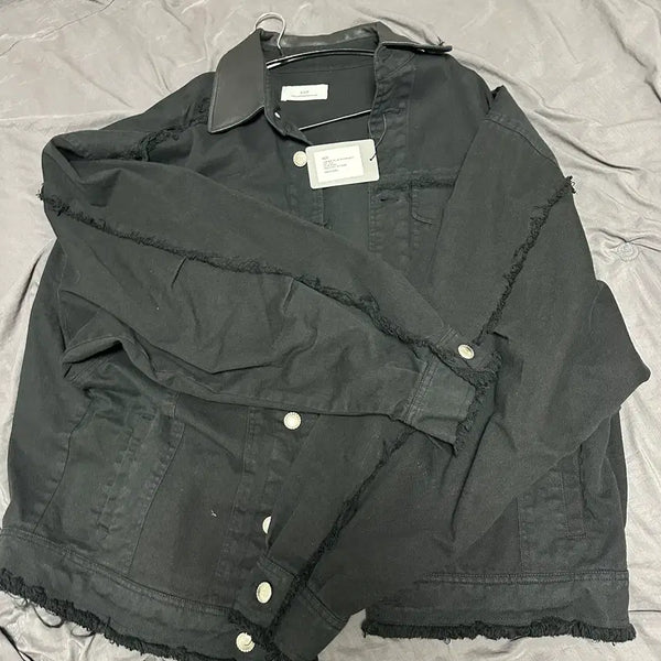 [BUNJANG] AOP Lambskin Trucker Jacket / 2) AOP 램스킨 트러커 자켓 판매합니다