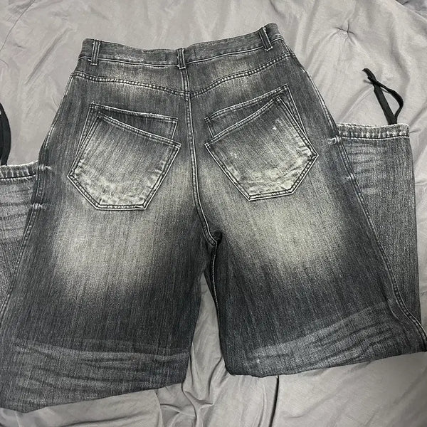 [BUNJANG] Nonnode Double Pocket Japanese Denim Pants / 3) 논노드 더블 포켓 재패니즈 데님 블랙컬러 판매합니다.
