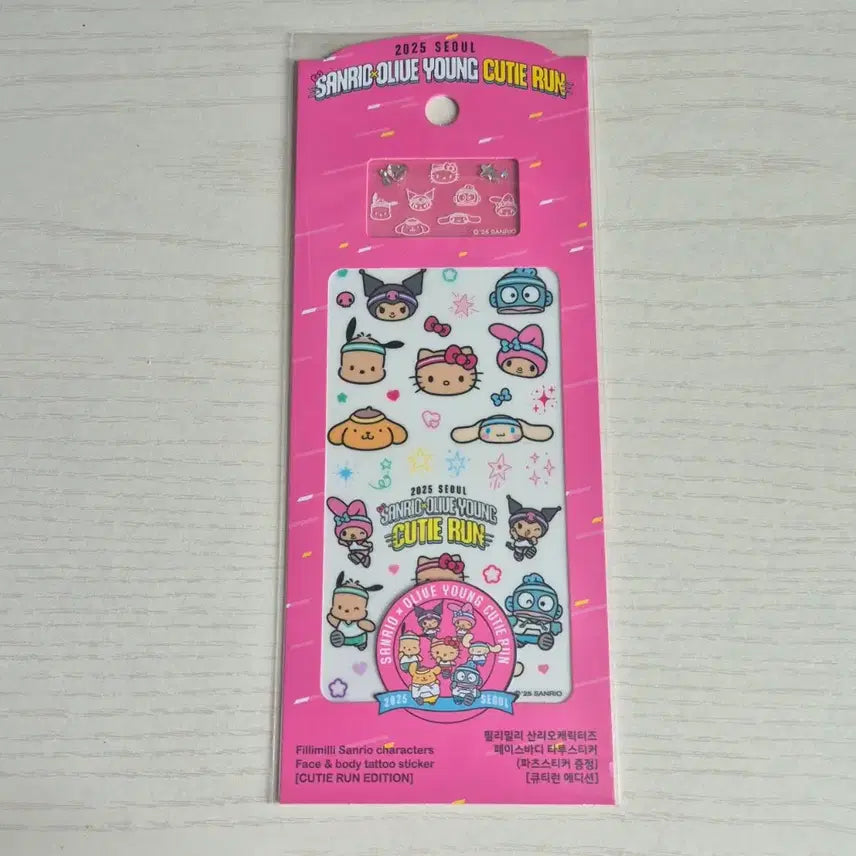 [BUNJANG] Fillimilli Sanrio Face Body Sticker (Includes Parts Stickers) / 필리밀리 산리오 페이스바디 스티커(파츠스티커 포함)