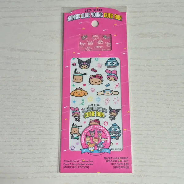 [BUNJANG] Fillimilli Sanrio Face Body Sticker (Includes Parts Stickers) / 필리밀리 산리오 페이스바디 스티커(파츠스티커 포함)