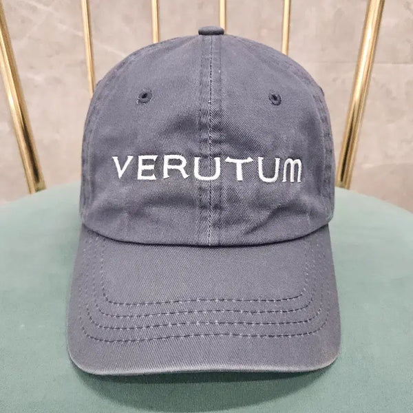 [BUNJANG] Verutum Blue-Gray Cotton Baseball Cap (Women's) / VERUTUM 베루툼 볼캡 모자