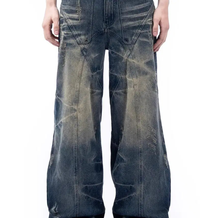[BUNJANG] No Face Studio Dune Denim Fruits Family Jeans / 노페이스 스튜디오 듄 데님  후루츠패밀리