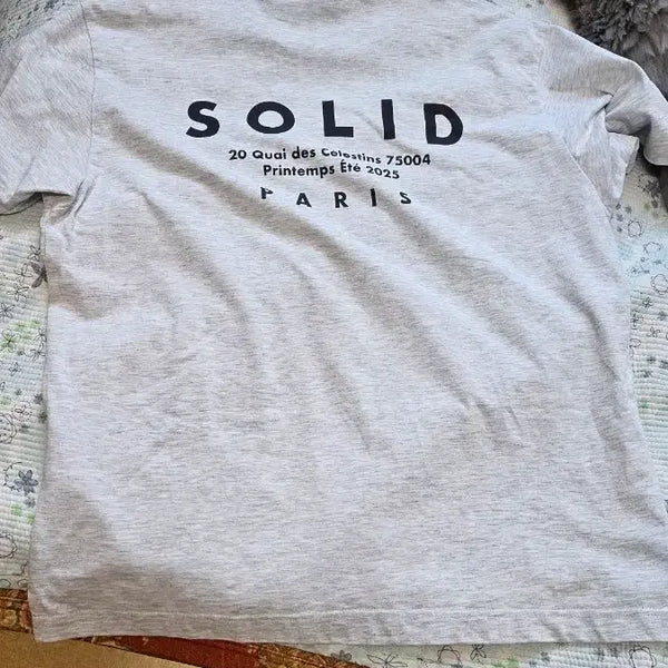 [BUNJANG] Solid Homme 24SS Paris Short Sleeve T-Shirt / 24ss 솔리드옴므   파리 반팔티