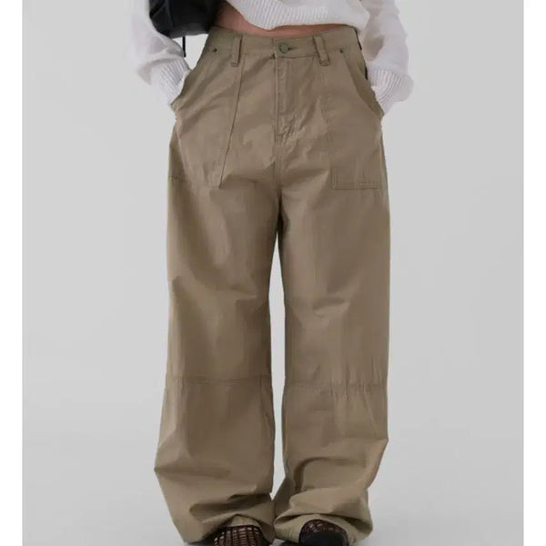 [BUNJANG] Autumn Summer Drawpants Beige / 어텀 썸머드로우팬츠