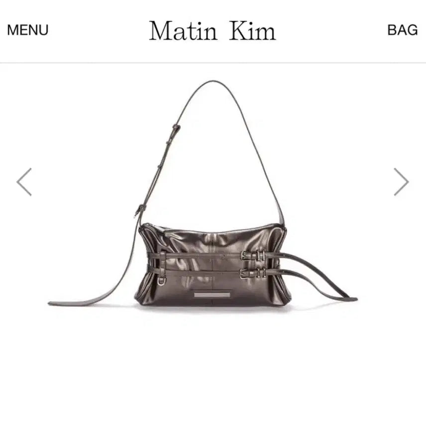 [BUNJANG] Matin Kim Double Belted Strap Mini Bag / matin kim 마뗑킴 더블벨티드 스트랩 미니백