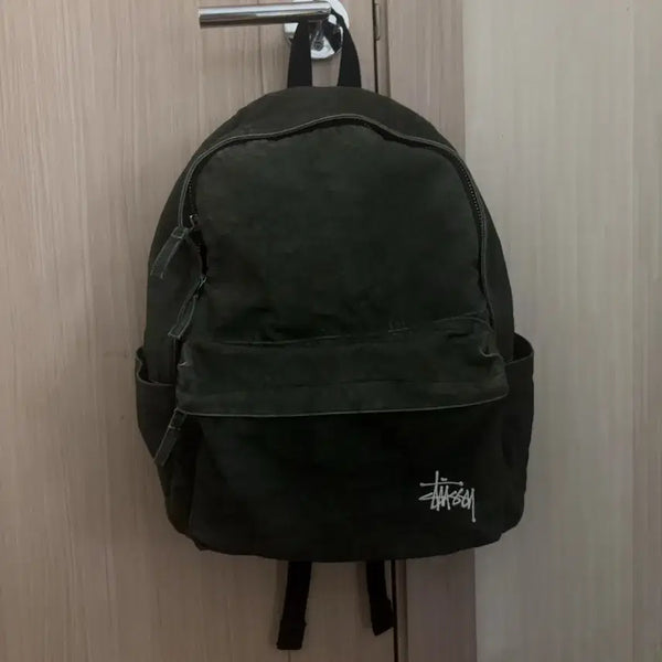 [BUNJANG] Stussy Converse Washed Black Backpack / 스투시 컨버스 워시드 블랙 백팩