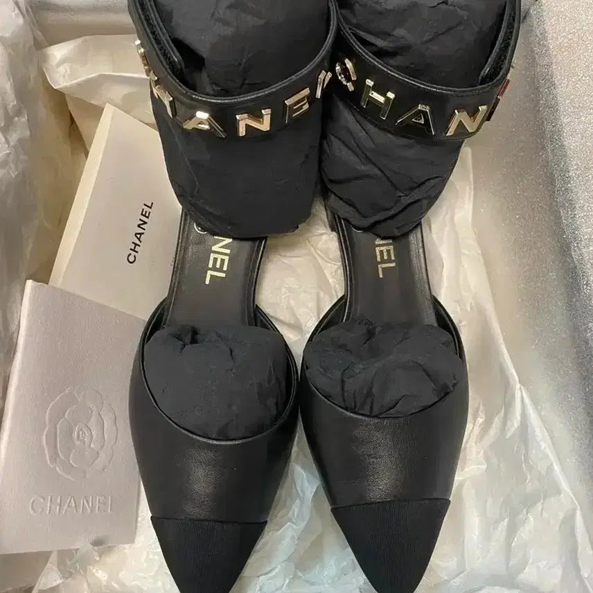 [BUNJANG] Chanel Black Ankle Strap Shoes / 샤넬 앵클 스트랩 슈즈 블랙