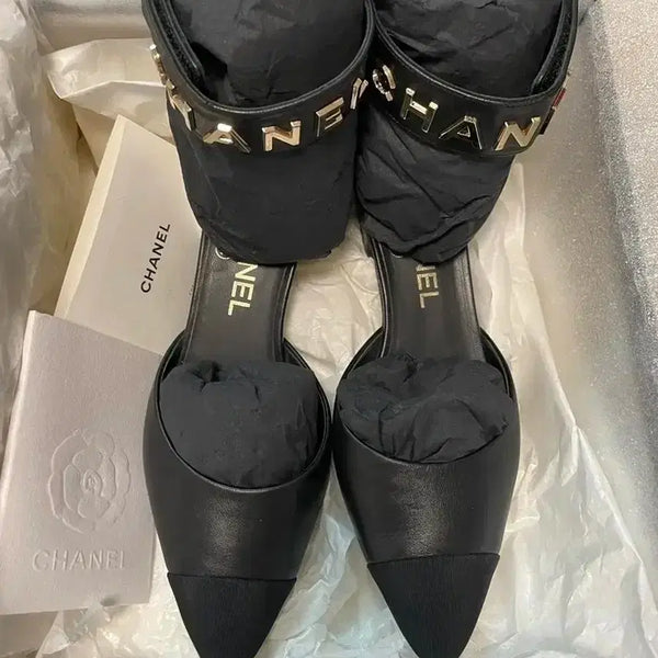 [BUNJANG] Chanel Black Ankle Strap Shoes / 샤넬 앵클 스트랩 슈즈 블랙