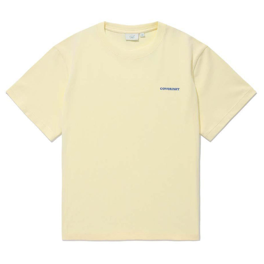 [BUNJANG] Covernat Women's Cool Cotton Essential T-shirt Butter / 커버낫 우먼 쿨코튼 에센셜 반팔티 버터컬러
