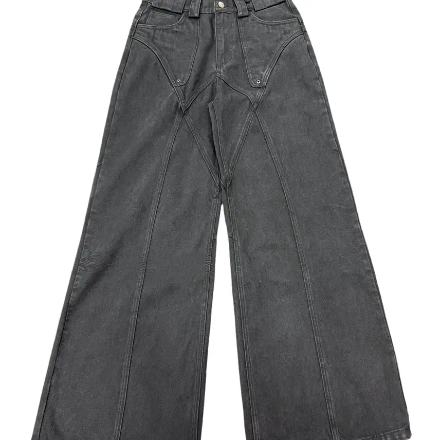 [BUNJANG] No Face Studio Heavy Wave Denim Used Black / 노페이스 스튜디오 헤비 웨이브 데님 유즈드 블랙 KREAM
