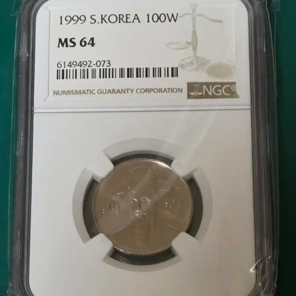 [BUNJANG] Bank of Korea 1999 100 Won Coin MS64 / 한국은행1999년100원 주화 MS64