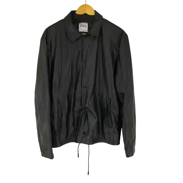 [BUNJANG] Zara Eco Leather Jacket XL / 자라 레더 자켓 XL