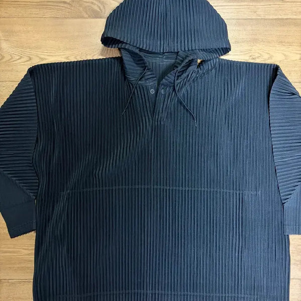 [BUNJANG] Homme Plissé Hoodie T-Shirt Black HP33JK127 / [3] 옴므플리세 후드티 블랙 HP33JK127